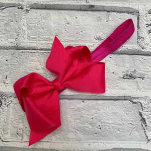 Hot Pink Hair Bow