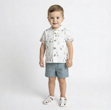 Load image into Gallery viewer, Calamaro Boys Boat Short Set