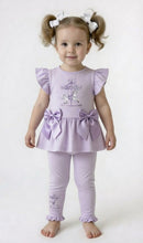 Load image into Gallery viewer, Giorgio Bambini Lilac Carousel Legging Set