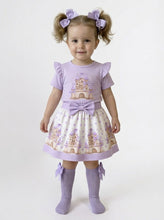 Load image into Gallery viewer, Giorgio Bambini Lilac Castle Skirt Set