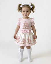 Load image into Gallery viewer, Giorgio Bambini Pink Castle Skirt Set
