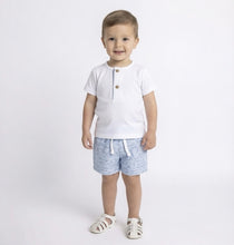 Load image into Gallery viewer, Calamaro Boys Blue Short Set