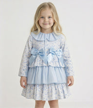 Load image into Gallery viewer, Ceyber Girls Blue Rocking Horse Summer Coat
