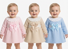 Load image into Gallery viewer, Kleo Kids Baby Girls Bow Dress