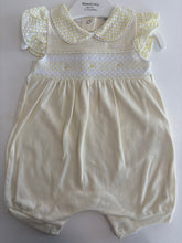 Load image into Gallery viewer, Blues Baby Lemon Smock Daisy Romper