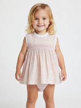 Load image into Gallery viewer, Sardon Baby Girls Pink Smock Dress