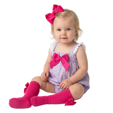 Load image into Gallery viewer, Ceyber Baby Girls Lilac Cherry Romper