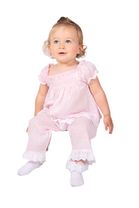 Beau Kids Girls Voile Dobby Pyjamas