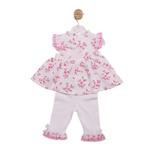 Load image into Gallery viewer, Mintini Girls Pink Floral Gingham Tunic Legging Set