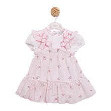 Load image into Gallery viewer, Mintini Girls Pink Crinkle Floral Top &amp; Sundress