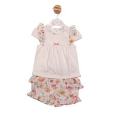 Load image into Gallery viewer, Mintini Girls Floral Broderie Short Set