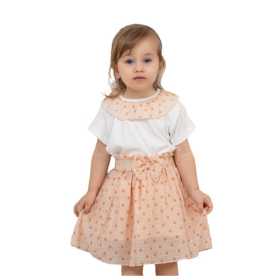 Older Girls Polka Dot Ballerina Skirt Set