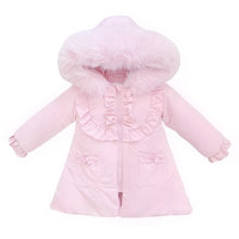 Load image into Gallery viewer, Wee Me Baby Faux Fur Hood Coat