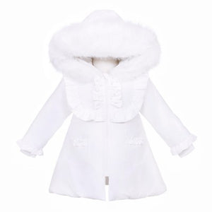 Wee Me Baby Faux Fur Hood Coat