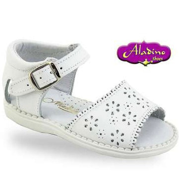 Aladino White Baby Sandal