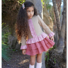 Load image into Gallery viewer, Dbb Pink and Beige Dress 3Y-8Y
