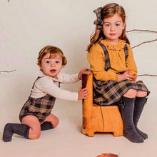 Load image into Gallery viewer, Calamaro Older Girls Mustard Skirt Set 3Y-6Y
