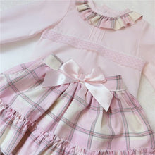 Load image into Gallery viewer, Wee Me Pink Check Skirt Set 12M-4Y