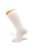 Load image into Gallery viewer, Carlomagno Ribbed Knee High Socks