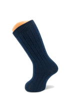 Load image into Gallery viewer, Carlomagno Ribbed Knee High Socks