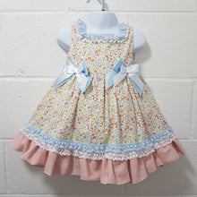 Load image into Gallery viewer, Ceyber Older Girls Pink and Blue Floral Dress