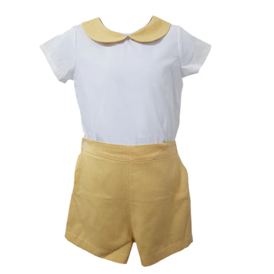 Ceyber Baby Boys Yellow Short Set