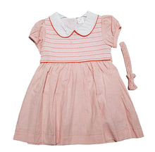 Load image into Gallery viewer, Mabini Older Girls Orange Stripe Smock