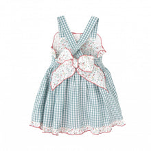 Load image into Gallery viewer, Babidu Older Girls Green Gingham Dress