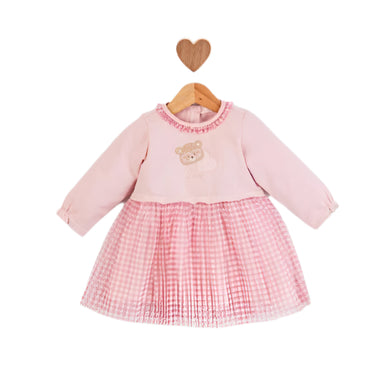 Baby Girls Pink Teddy Tulle Dress