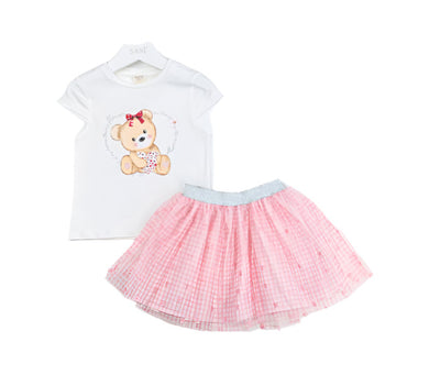 Older Girls Bear Tutu Skirt Set