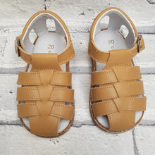 Load image into Gallery viewer, Aladino Caged Baby Sandal Tan