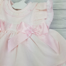 Load image into Gallery viewer, Wee Me Pink Double Bow Dress