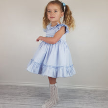 Load image into Gallery viewer, Wee Me Baby Blue Smocked Dress