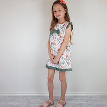 Load image into Gallery viewer, Calamaro Green Floral Dress