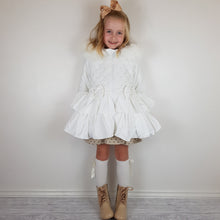 Load image into Gallery viewer, Wee Me White Short Padded Coat