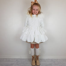 Load image into Gallery viewer, Wee Me White Short Padded Coat