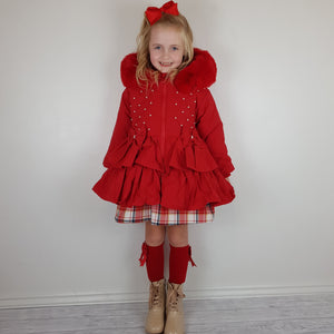 Wee Me Red Short Padded Coat