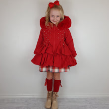 Load image into Gallery viewer, Wee Me Red Short Padded Coat