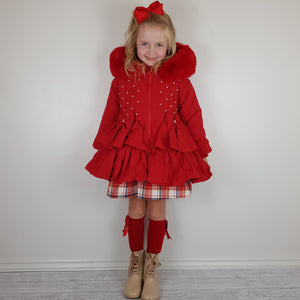 Wee Me Red Short Padded Coat