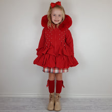 Load image into Gallery viewer, Wee Me Red Short Padded Coat