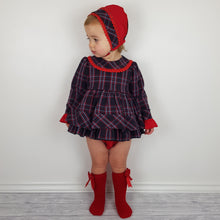 Load image into Gallery viewer, Dbb Red And Black Baby Girls Dress