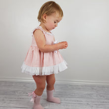 Load image into Gallery viewer, Ceyber Baby Pink Spotty Dress Set 3M-36M