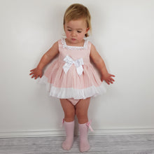 Load image into Gallery viewer, Ceyber Baby Pink Spotty Dress Set 3M-36M