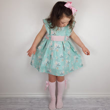 Load image into Gallery viewer, Baby Ferr Older Girls Blue and Pink Dress 2Y-8Y