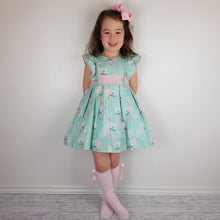 Load image into Gallery viewer, Baby Ferr Older Girls Blue and Pink Dress 2Y-8Y