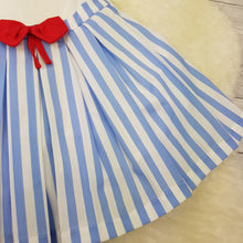 Load image into Gallery viewer, Baby Ferr Older Girls Blue Stripe Dress 2Y-8Y
