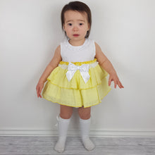 Load image into Gallery viewer, Ceyber Baby Girls Yellow Dress 3M-36M