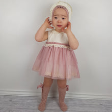 Load image into Gallery viewer, Ceyber Baby Girls Dusky Lace Dress 3M-36M