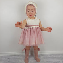 Load image into Gallery viewer, Ceyber Baby Girls Dusky Lace Dress 3M-36M