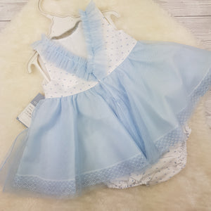 Ceyber Baby Girls Blue Lace Dress